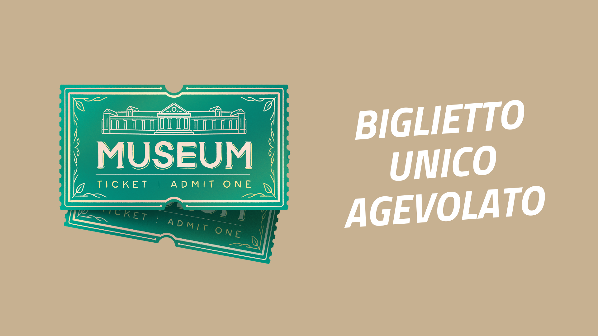 Biglietto unico agevolato per l'ingresso ai musei cittadini