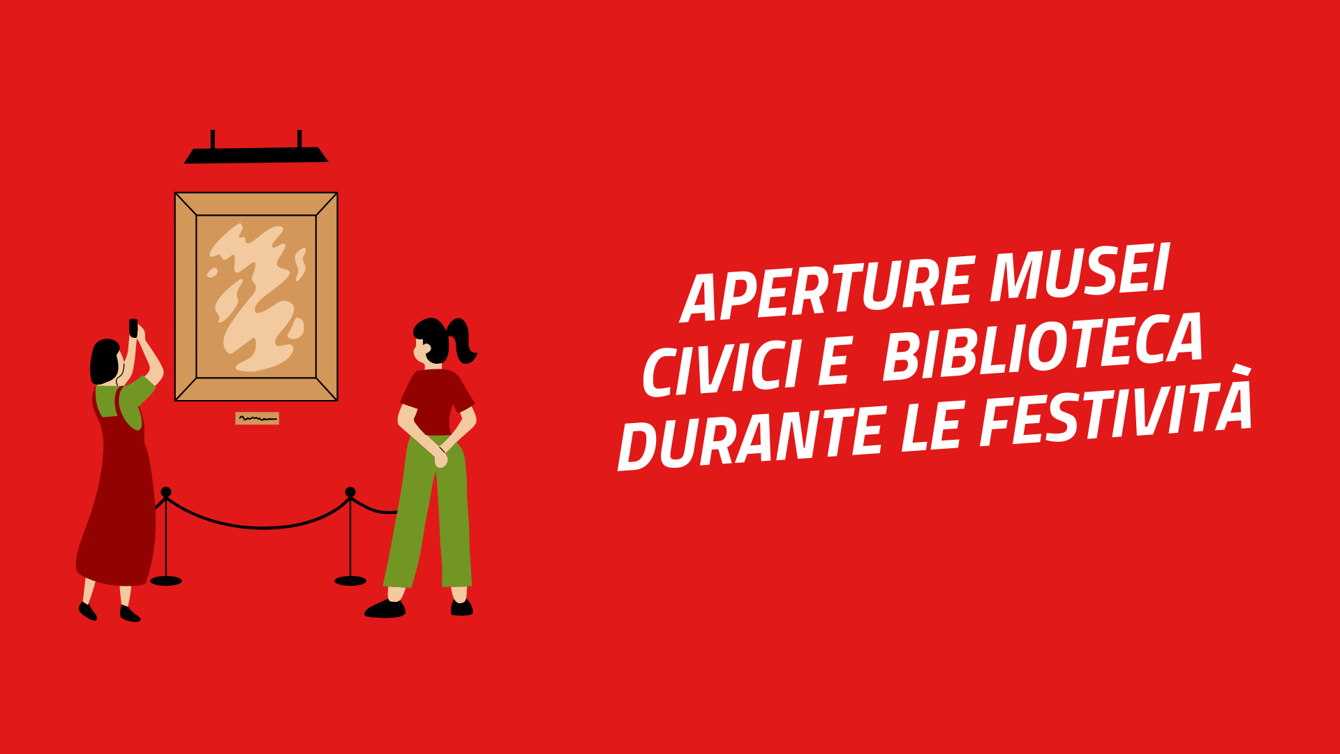 Musei civici aperti anche a Santo Stefano ed Epifania
