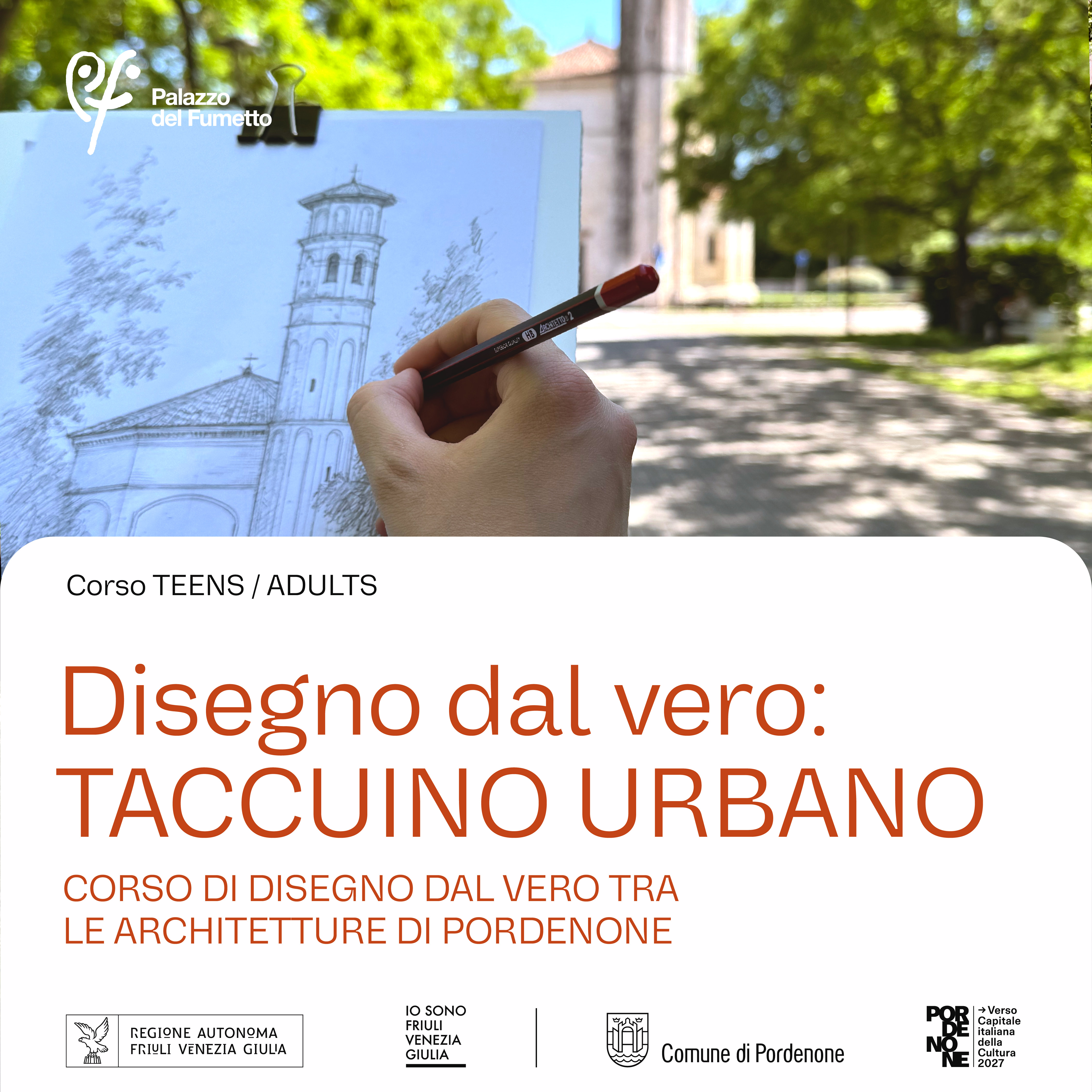 Disegno dal vero: Taccuino Urbano