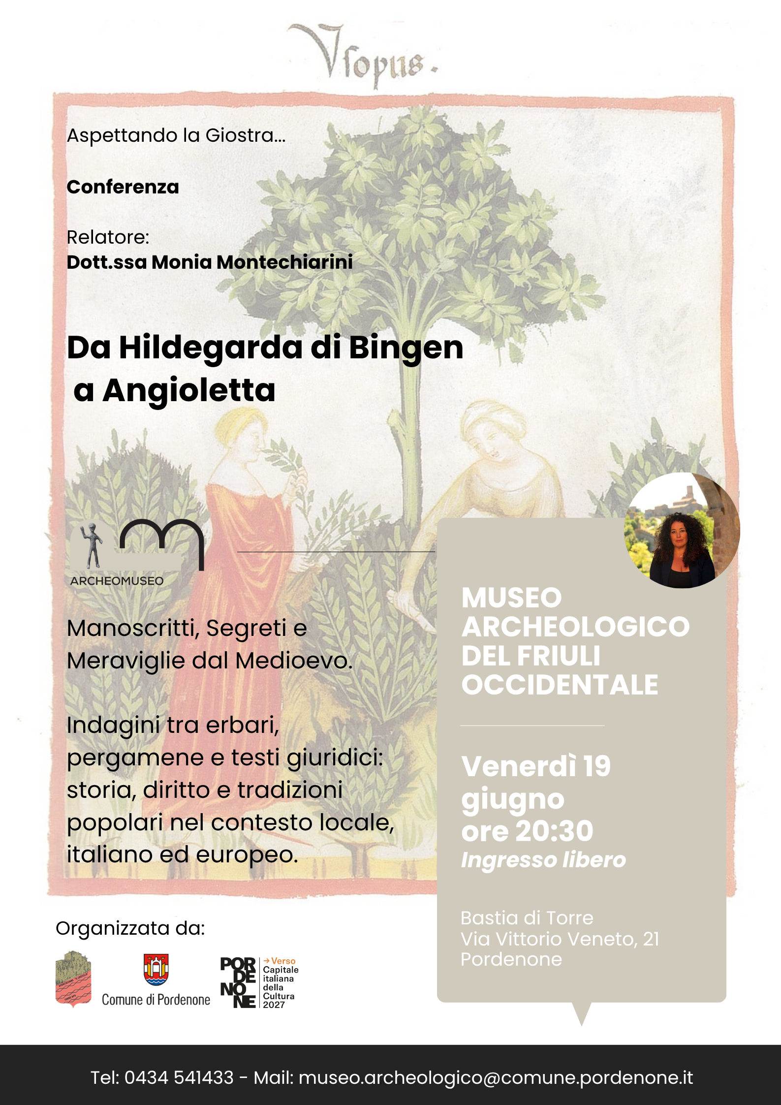 Da Hildegarda di Bingen a Angioletta Manoscritti